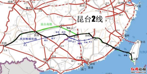 昆臺高鐵最新路線圖，一段精彩的旅程啟程